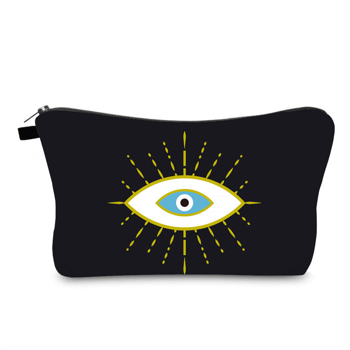 Wholesale Waterproof Cosmetic Bag Evil Eye Print JDC-CB-XinD004