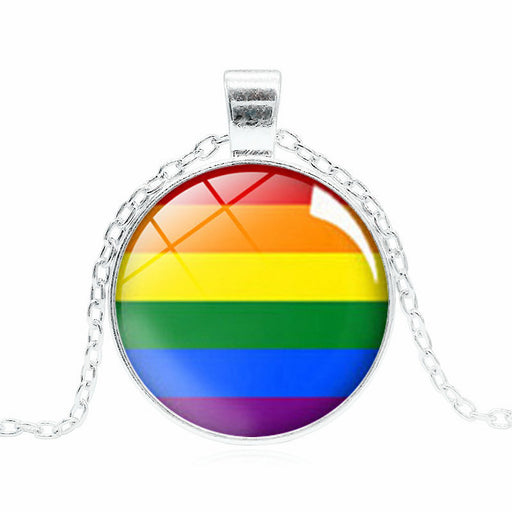 Jewelry WholesaleWholesale LGBT Rainbow Banner Comrade Same Sexual Sumi Lara Six Necklace JDC-NE-GuangG001 Bracelet 光格 %variant_option1% %variant_option2% %variant_option3%  Factory Price JoyasDeChina Joyas De China