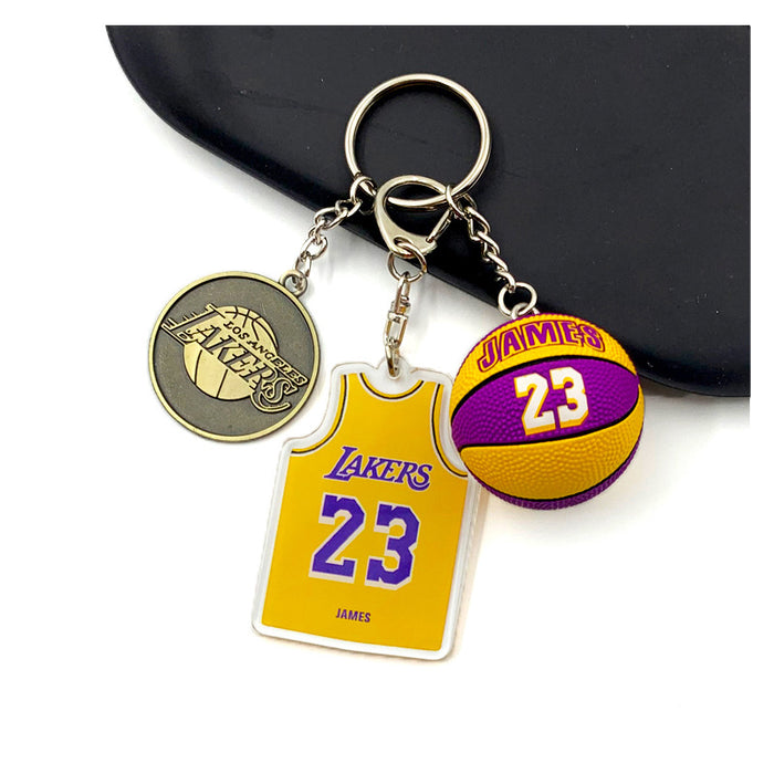 Wholesale Lakers Kobe James Curry Jersey Keychain  MOQ≥2 JDC-KC-MMX001