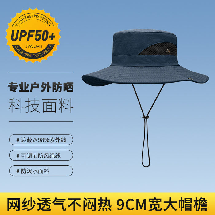 Jewelry WholesaleWholesale summer men's outdoor sunscreen fabric fisherman hat MOQ≥2 JDC-FH-RG001 Fashionhat 润谷 %variant_option1% %variant_option2% %variant_option3%  Factory Price JoyasDeChina Joyas De China