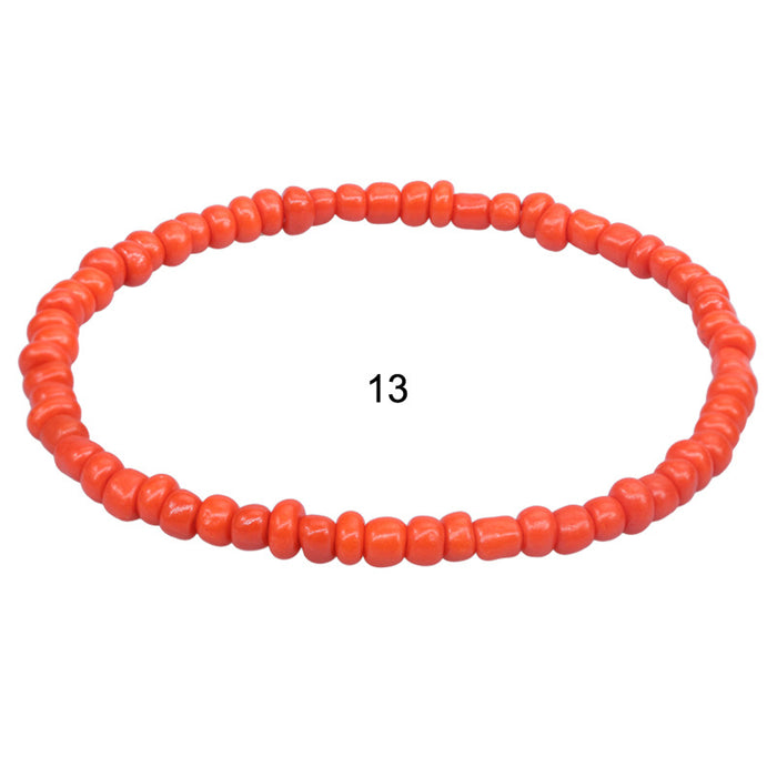 Jewelry WholesaleWholesale Glass Rice Beads Boho Colorful Beach Anklet JDC-AS-Yh009 Anklet 益烨 %variant_option1% %variant_option2% %variant_option3%  Factory Price JoyasDeChina Joyas De China