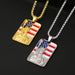 Jewelry WholesaleWholesale Alloy Independence Day Hip Hop Necklace JDC-NE-XunO040 Necklaces 循欧 %variant_option1% %variant_option2% %variant_option3%  Factory Price JoyasDeChina Joyas De China