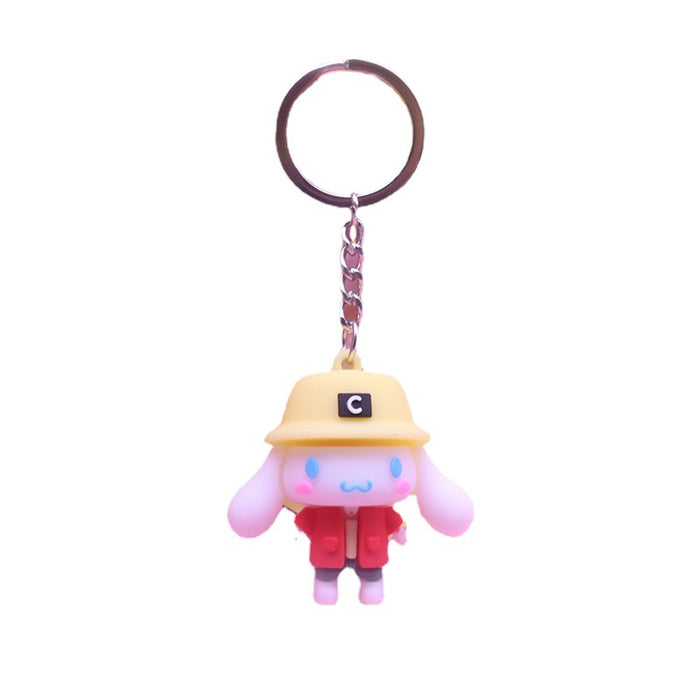 Wholesale cute big ear dog keychain MOQ≥2 JDC-KC-YinShang004