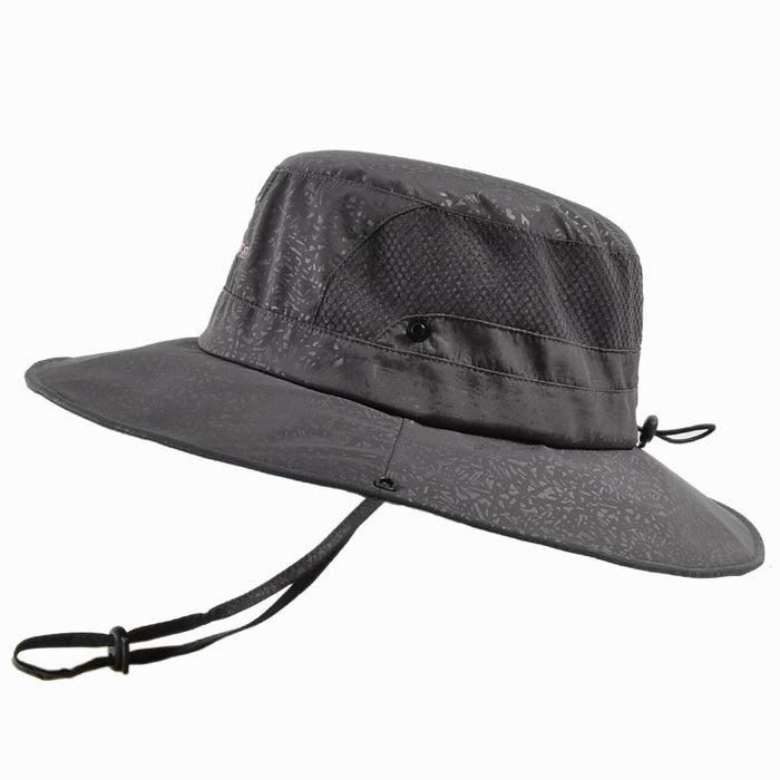 Wholesale summer wild big brim fisherman hat casual outdoor sun protection basin hat MOQ≥2 JDC-FH-BG004