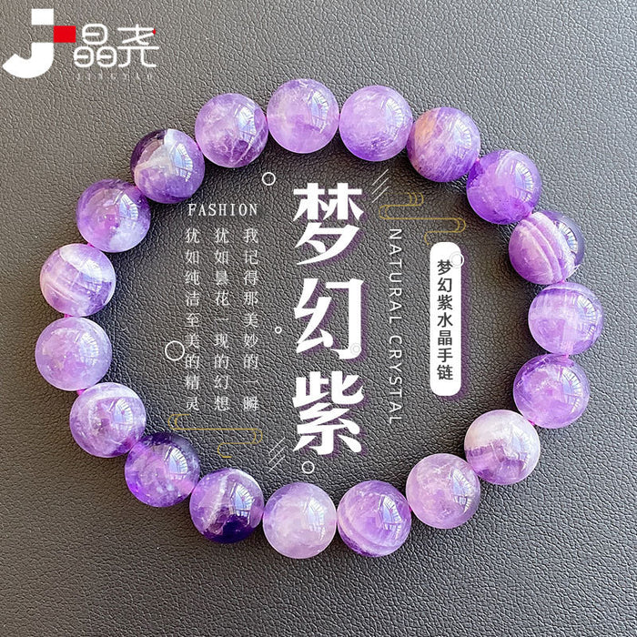 Jewelry WholesaleWholesale Fantasy Amethyst Bracelet Single Circle Bracelet JDC-BT-BaiM004 Bracelet 百慕 %variant_option1% %variant_option2% %variant_option3%  Factory Price JoyasDeChina Joyas De China