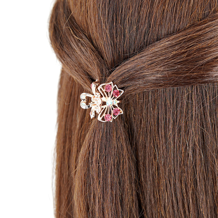 Jewelry WholesaleWholesale crystal diamond-encrusted bow hairpin JDC-HC-HG003 Hair Clips 花顾 %variant_option1% %variant_option2% %variant_option3%  Factory Price JoyasDeChina Joyas De China