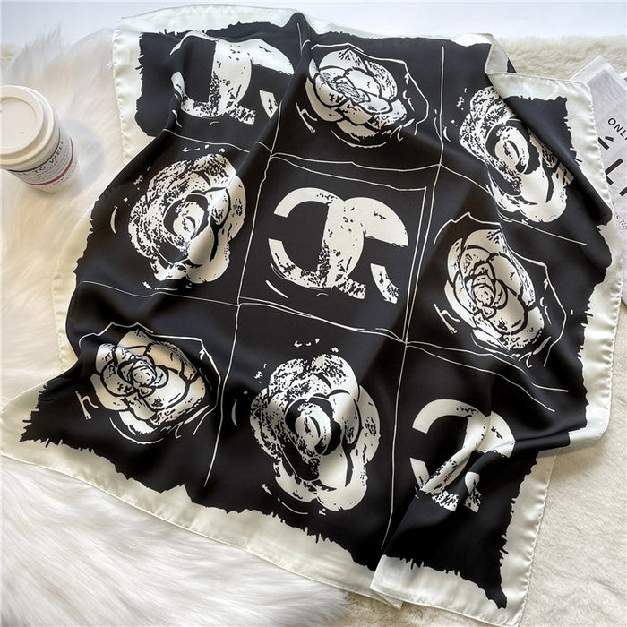 Wholesale Silk Scarf Silk Print Profession MOQ≥2 JDC-SS-Bair001