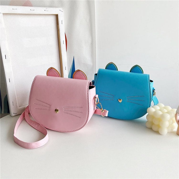 Wholesale cute cat children's small backpack student diagonal bag JDC-SD-KR058