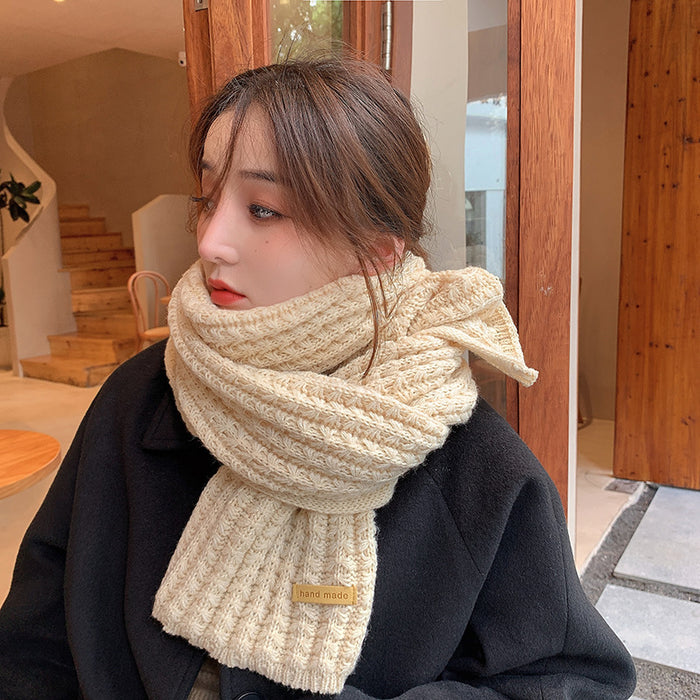 Wholesale Scarf Wool Twist Winter Warmth Thickening JDC-SF-Zhenl007