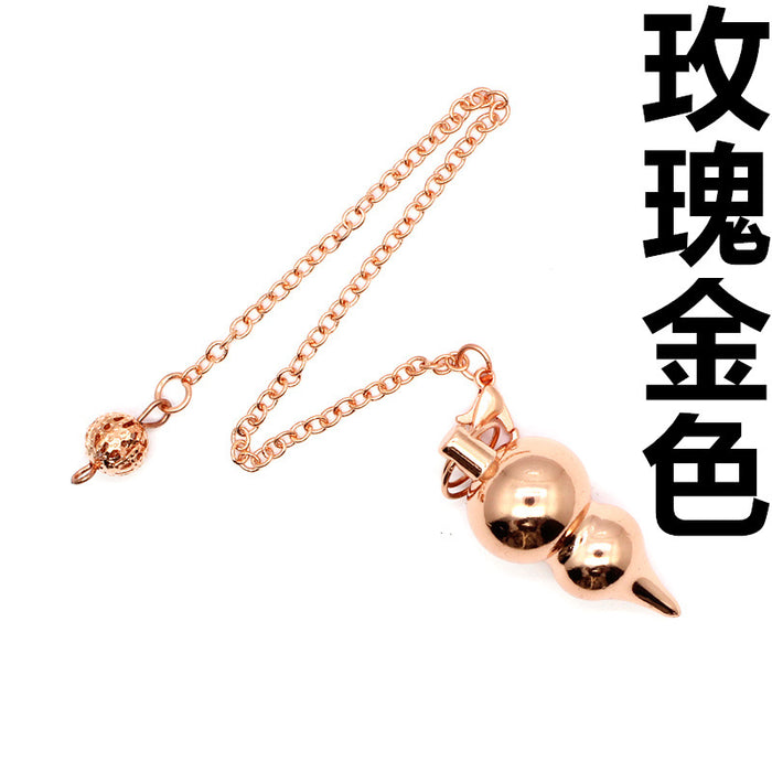 Wholesale Necklace Metal Gourd Pendant MOQ≥2 JDC-NE-Jinshe010