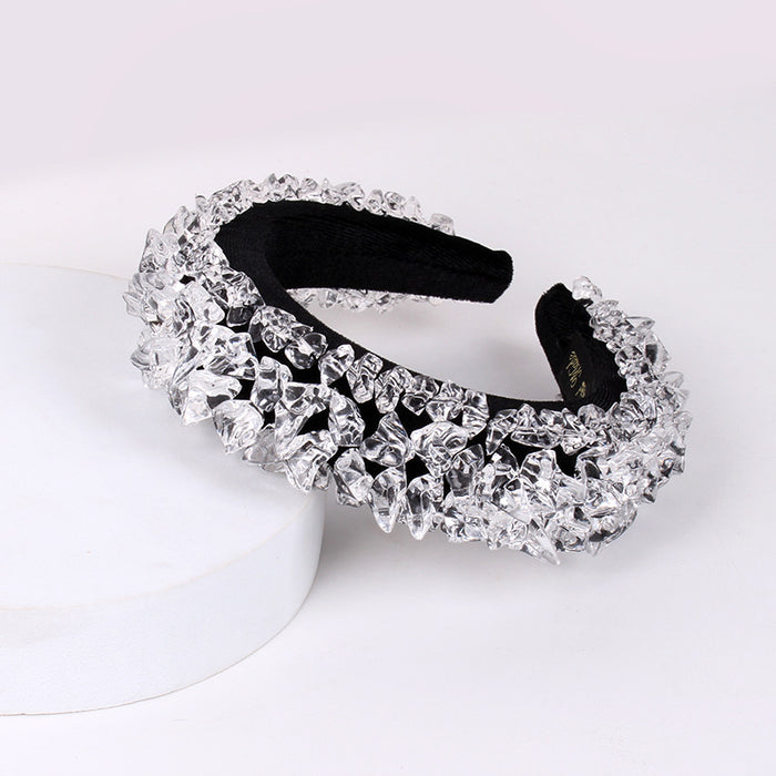 Wholesale ice cube headband hair accessories headwear JDC-HD-ZXI002