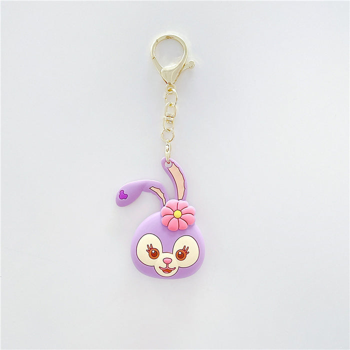 Wholesale Keychain Silicone Cartoon Cute Cat Claw Airtag Protective Cover MOQ≥2 JDC-KC-DKEr001