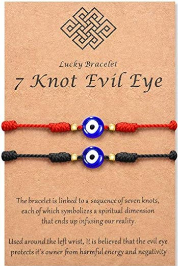 Jewelry WholesaleWholesale hand-woven seven-knot Devil's Eye bracelet MOQ≥2 JDC-BT-Yunhe001 Bracelet 芸禾 %variant_option1% %variant_option2% %variant_option3%  Factory Price JoyasDeChina Joyas De China