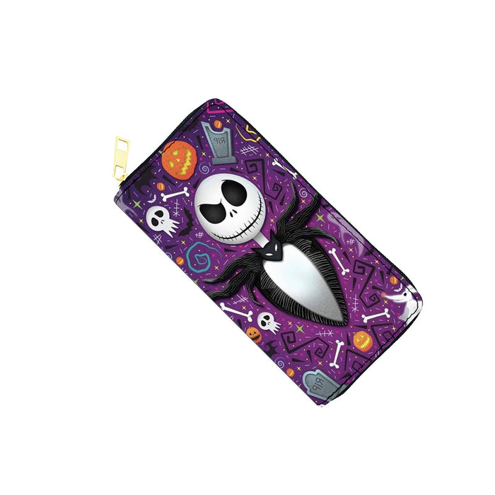 Wholesale Wallet PU Cartoon Printed Long Zipper MOQ≥5 (M) JDC-WT-Jirui006