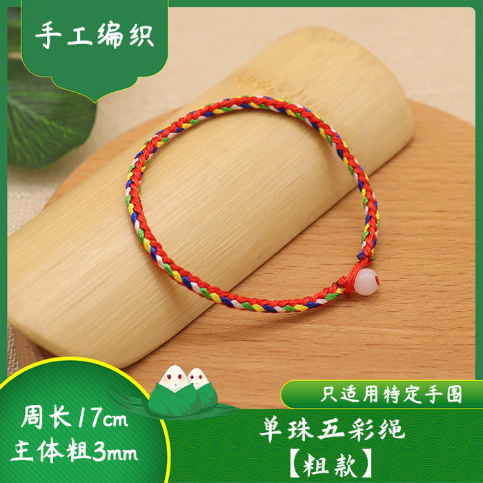 Wholesale Multicolored Rope Adult Kids Adjustable Braided Bracelet MOQ≥2 JDC-BT-GeEr002