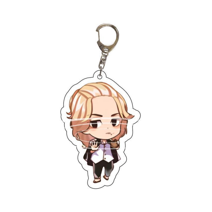 Wholesale pendant cute acrylic keychain JDC-KC-XCai004