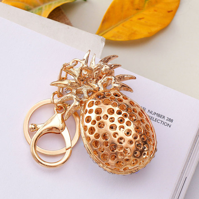 Jewelry WholesaleWholesale Pineapple Diamond Pineapple Creative Keychain MOQ≥2 JDC-KC-ChaoK012 Keychains 超凯 %variant_option1% %variant_option2% %variant_option3%  Factory Price JoyasDeChina Joyas De China