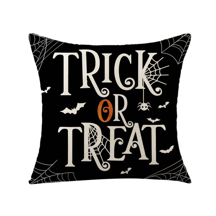 Wholesale Pillowcase Linen Print Halloween Without Pillow MOQ≥2 JDC-PW-LMJ003