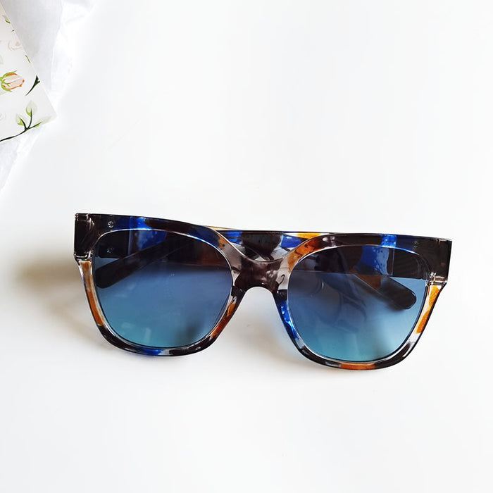 Wholesale Alloy Hinged Oval Frame Women's Large Frame Sunglasses JDC-SG-JingM014