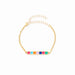 Jewelry WholesaleWholesale Titanium Steel Gold Plated Drip Oil Colorful Bracelet JDC-BT-ZiR002 Bracelet 孜瑞 %variant_option1% %variant_option2% %variant_option3%  Factory Price JoyasDeChina Joyas De China