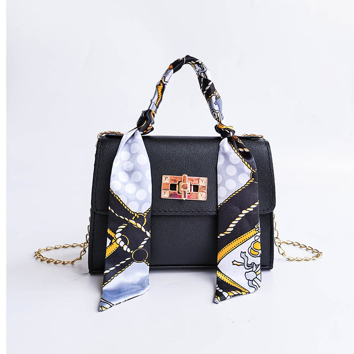 Wholesale PU silk scarf shoulder bag JDC-SD-Linshan004