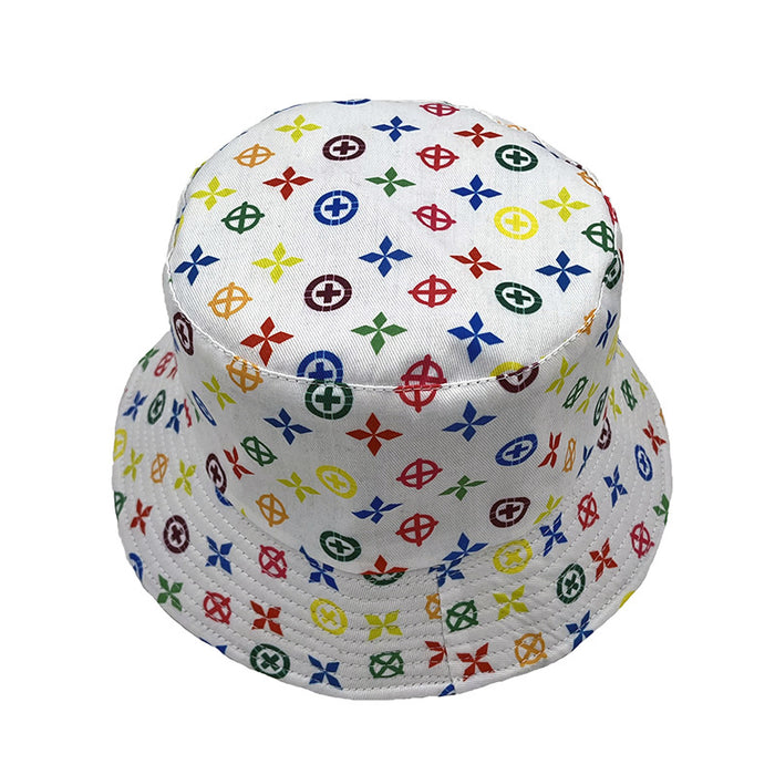 Wholesale Hat Cotton Print Double Sided Sunscreen Bucket Hat (F) JDC-FH-AXing008