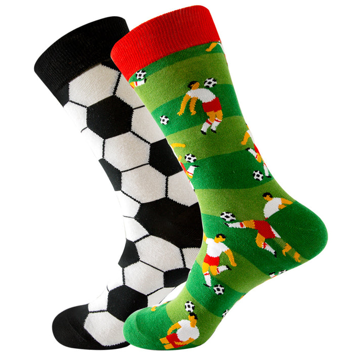 Wholesale Sock Cotton Football Sports Moisture Wicking Mid Tube 20pcs JDC-SK-ZhuoQi004