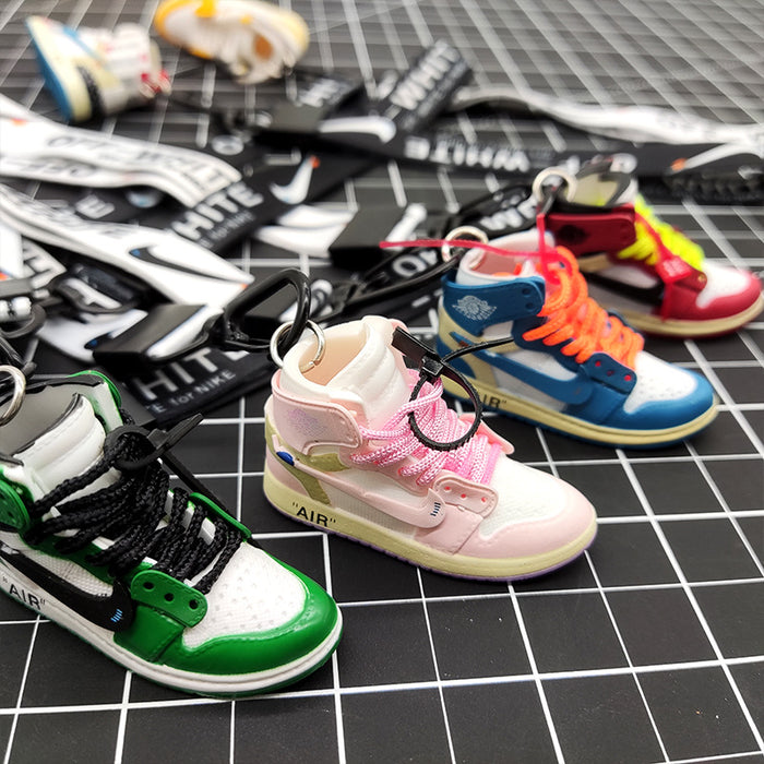 Wholesale Vinyl Sneakers Lanyard Keychain (F) JDC-KC-YTai006