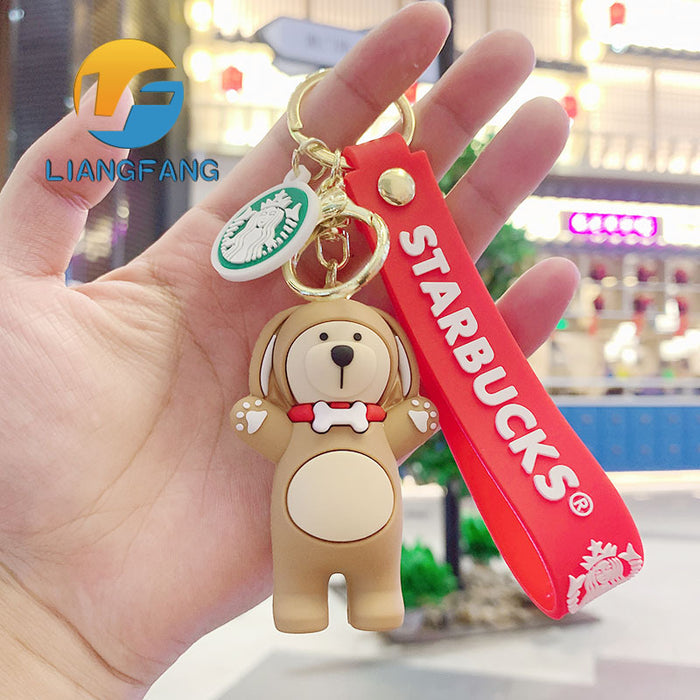 Wholesale Trend Cartoon Epoxy Keychain Cute Doll JDC-KC-LFang001