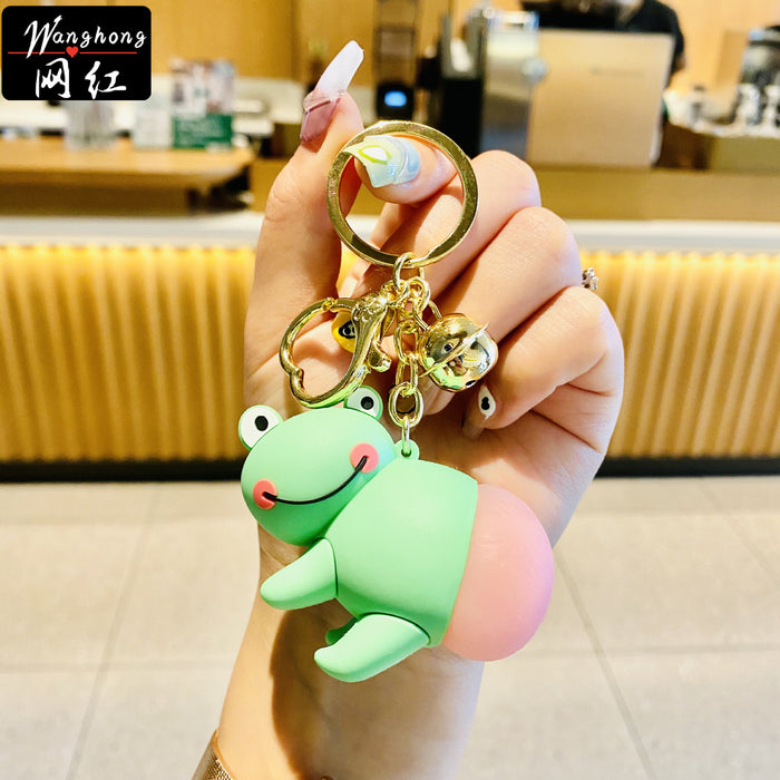 Wholesale Keychains PVC Metal Cute Animals Decompression (M) MOQ≥2 JDC-KC-Wangh006