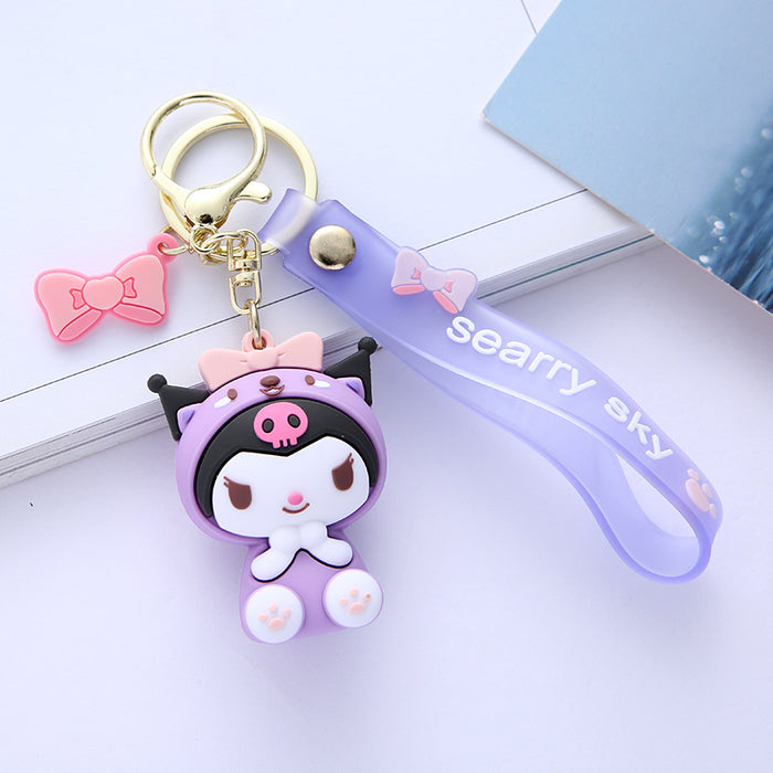 Wholesale Keychain Silicone Cute Cartoon Keychain MOQ≥2 (S) JDC-KC-ARui005