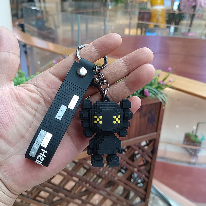 Jewelry WholesaleWholesale personality building block key chain car doll doll JDC-KC-YChaang007 Keychains 亿昌 %variant_option1% %variant_option2% %variant_option3%  Factory Price JoyasDeChina Joyas De China