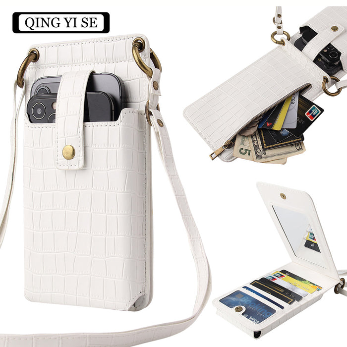 Jewelry WholesaleWholesale mobile phone bag multifunctional messenger Wallet JDC-SD-QYS001 Shoulder Bags 清壹色 %variant_option1% %variant_option2% %variant_option3%  Factory Price JoyasDeChina Joyas De China