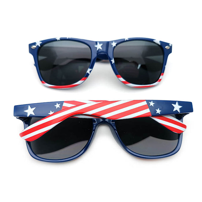 Wholesale 4th of July Independence Day Flag Sunglasses Gift Flag Glasses JDC-SG-ZhuoW001