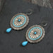 Jewelry WholesaleWholesale vintage western-style turquoise earrings JDC-ES-saip039 Earrings 赛蒲 %variant_option1% %variant_option2% %variant_option3%  Factory Price JoyasDeChina Joyas De China