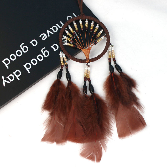 Wholesale Creative Handmade Dreamcatcher Tree of Life Pendant Exquisite Gifts MOQ≥2 JDC-DC-YXuan012