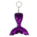 Jewelry WholesaleWholesale Sequin Mermaid Tail Keychain JDC-KC-QiShi002 Keychains 奇释 %variant_option1% %variant_option2% %variant_option3%  Factory Price JoyasDeChina Joyas De China