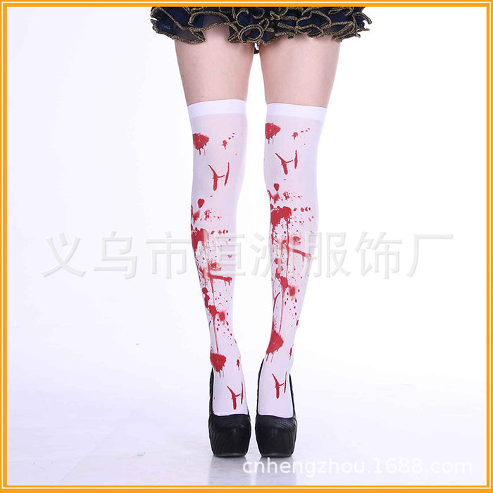 Wholesale Socks Cloth Halloween Blood Socks Zombie Socks MOQ≥2 JDC-SK-hengz001