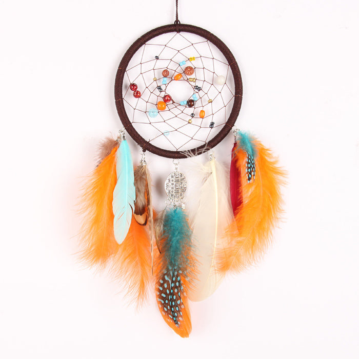 Wholesale dream catcher wind chime pendant hand woven MOQ≥2 JDC-DC-FengH005