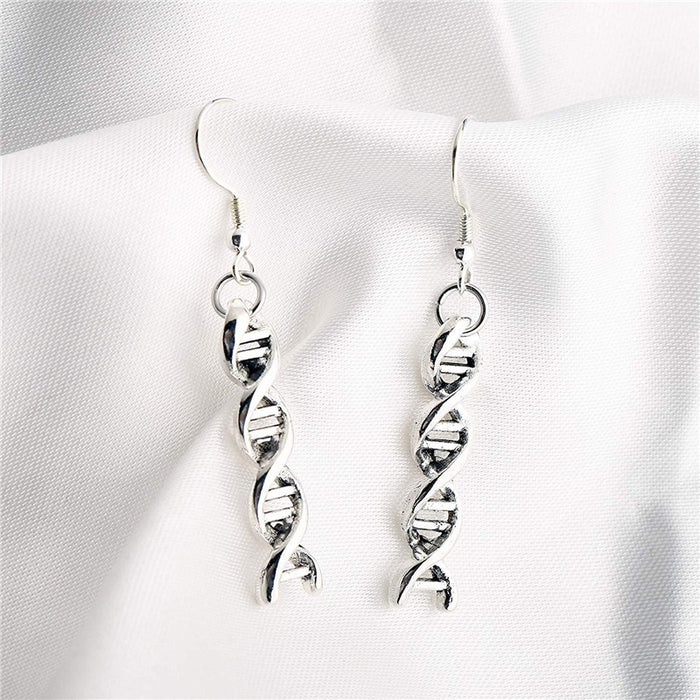 Wholesale Earrings Alloy Teacher's Day Gift Creative Microscope Molecular Gene JDC-ES-DYCh001