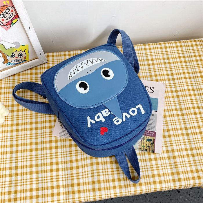 Jewelry WholesaleWholesale children's backpack boys' and girls' Canvas Backpack JDC-BP-Lank001 Backpack Bags 澜咔 %variant_option1% %variant_option2% %variant_option3%  Factory Price JoyasDeChina Joyas De China