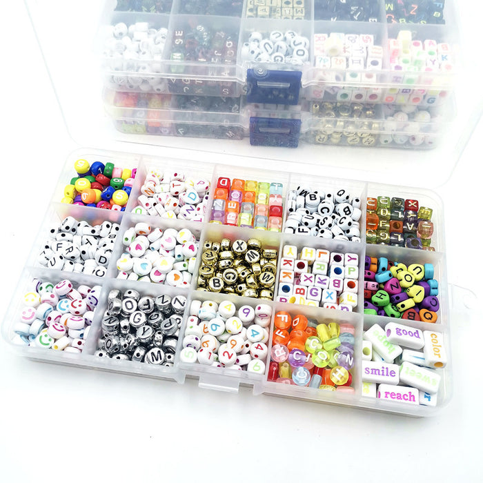 Wholesale Acrylic Beads DIY Beaded Beads For Bracelets MOQ≥5 JDC-DIY-BiN003