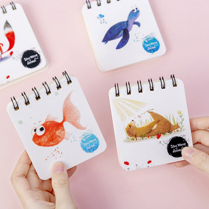 Wholesale Notebook Paper Creative Cartoon Cute Animals Coil Book JDC-NK-MPai001