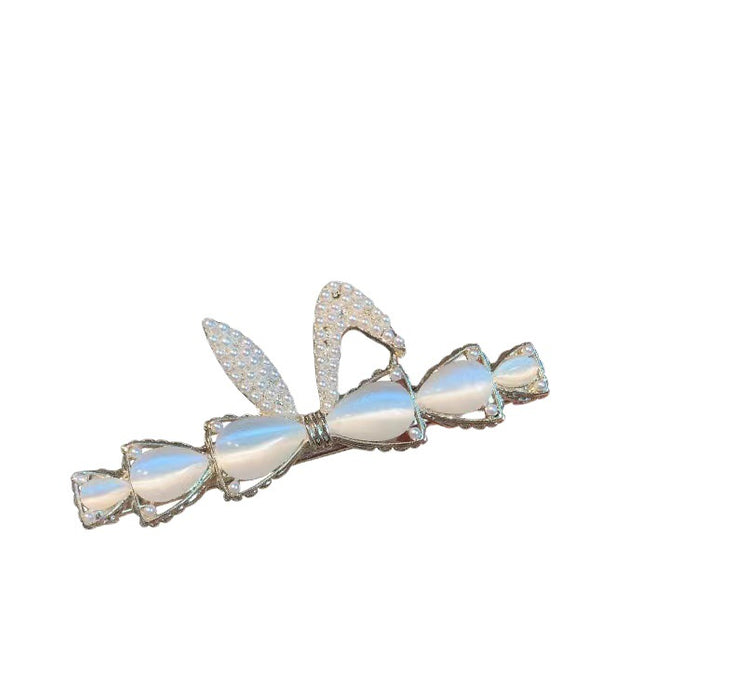 Wholesale Hair Clips Rabbit Ears Opal Metal JDC-HC-KeZi012