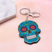 Jewelry WholesaleWholesale acrylic skull color keychain for halloween JDC-KC-LYan001 Keychains 翌焱 %variant_option1% %variant_option2% %variant_option3%  Factory Price JoyasDeChina Joyas De China