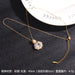 Jewelry WholesaleWholesale Zircon Copper Titanium Steel Gold Plated Gemstone Necklace JDC-NE-RongS002 Necklaces 荣硕 %variant_option1% %variant_option2% %variant_option3%  Factory Price JoyasDeChina Joyas De China