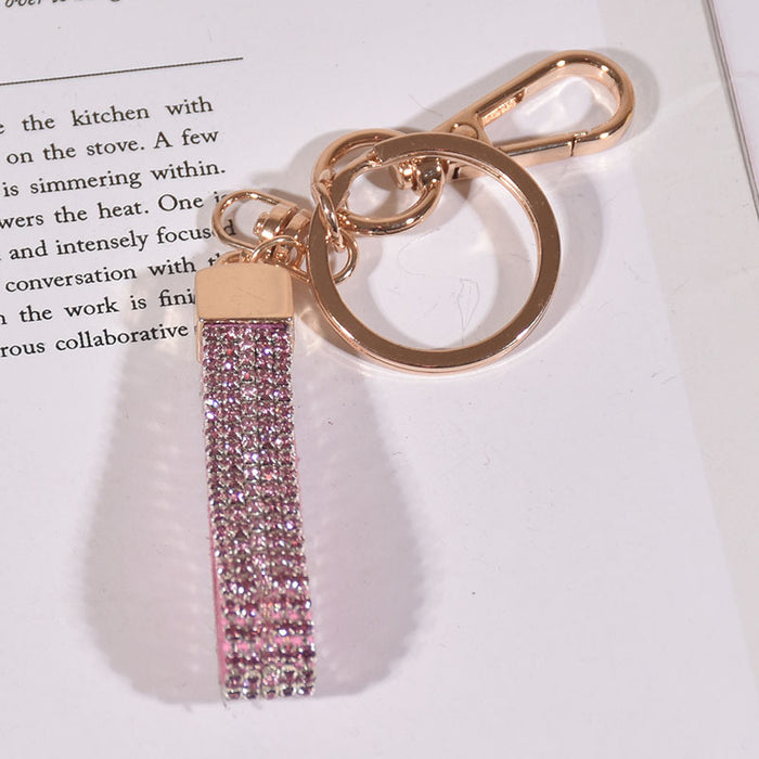 Jewelry WholesaleWholesale rhinestone lanyard keychain MOQ≥2 JDC-KC-GHui001 Keychains 广汇 %variant_option1% %variant_option2% %variant_option3%  Factory Price JoyasDeChina Joyas De China