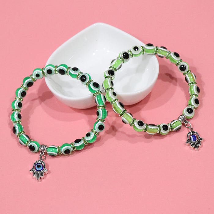 Wholesale Resin Ball Beaded Vintage Bracelet MOQ≥2 JDC-BT-HuoM003