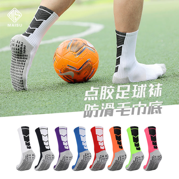 Wholesale Sock Polyester Cotton Basketball Combat Training Elite Socks Middle Tube Towel Bottom Sweat Absorption JDC-SK-MaiS005