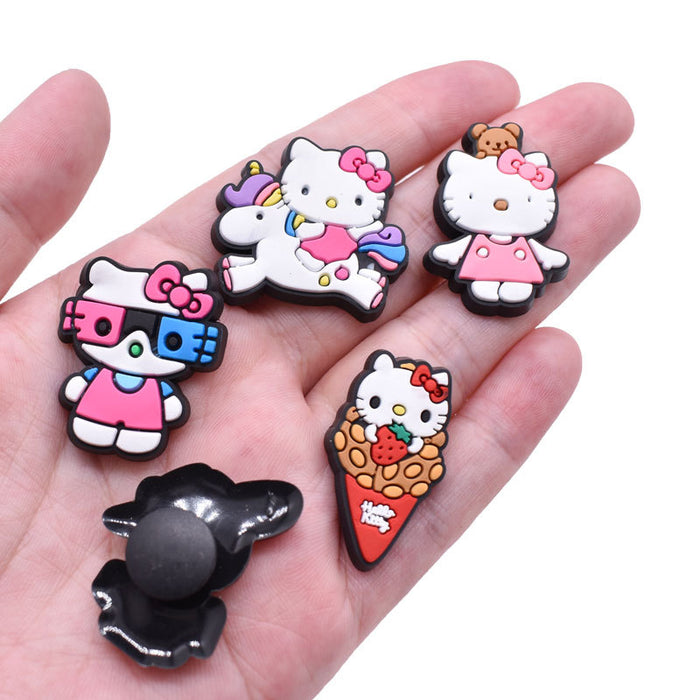 Wholesale Croc Charms Random 100pcs Cartoon Cute PVC DIY Accessories (S) JDC-CCS-RYY076